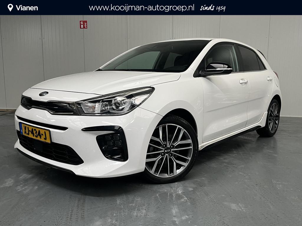 Kia Rio 1.0 TGDI GT-Line , Stoel en Stuurverwarming, Apple C, Voorwielaandrijving, Gebruikt, Euro 6, Leder en Stof