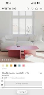 Westwing Handgemaakte salontafel Livia, Ophalen, 100 tot 150 cm, Nieuw, 50 tot 100 cm