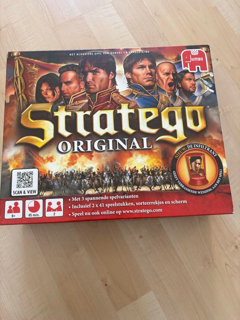 Stratego Original - Strategisch Bordspel, Een of twee spelers, Ophalen of Verzenden, Zo goed als nieuw