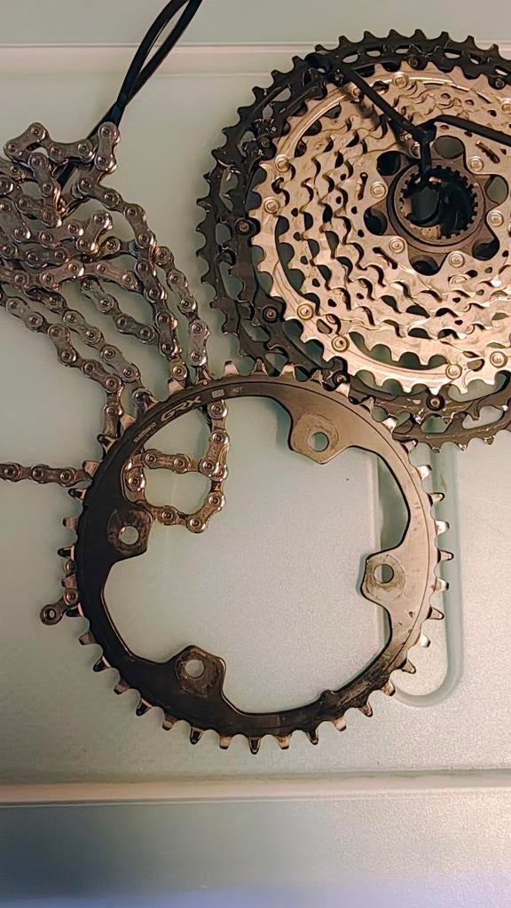 Shimano GRX 810 Mechanische Groepset - Gebruikt, Crankstel of Pedalen, Gebruikt, Ophalen of Verzenden, Racefiets