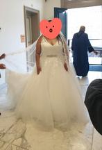 Prachtige witte bruidsjurk, Ophalen, Zo goed als nieuw, Wit, Trouwjurk