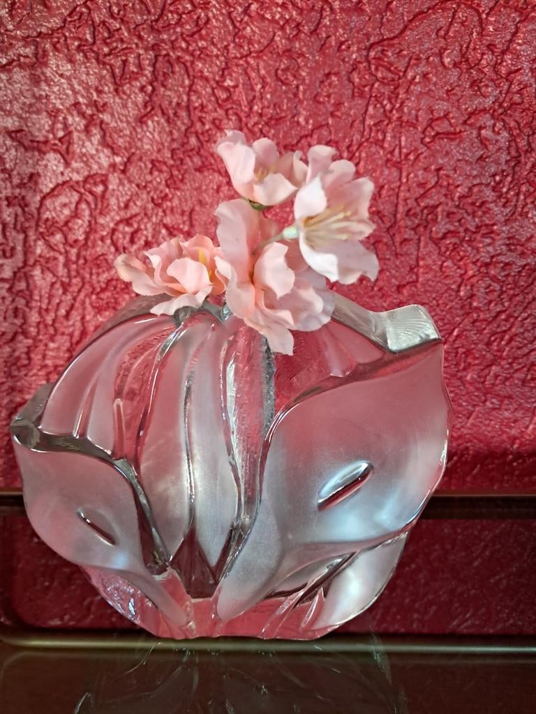 Originele vintage Solifleur vaas van Walter Glas., Antiek en Kunst, Antiek | Glas en Kristal, Ophalen of Verzenden