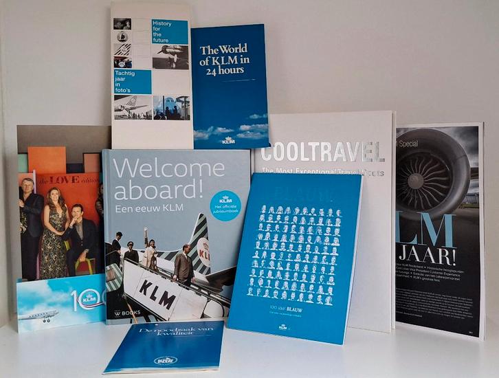 7 KLM BOEKEN, COLL. ITEMS, NIEUW, VAN € 48,95 VOOR € 23,99., Verzamelen, Luchtvaart en Vliegtuigspotten, Nieuw, Overige typen