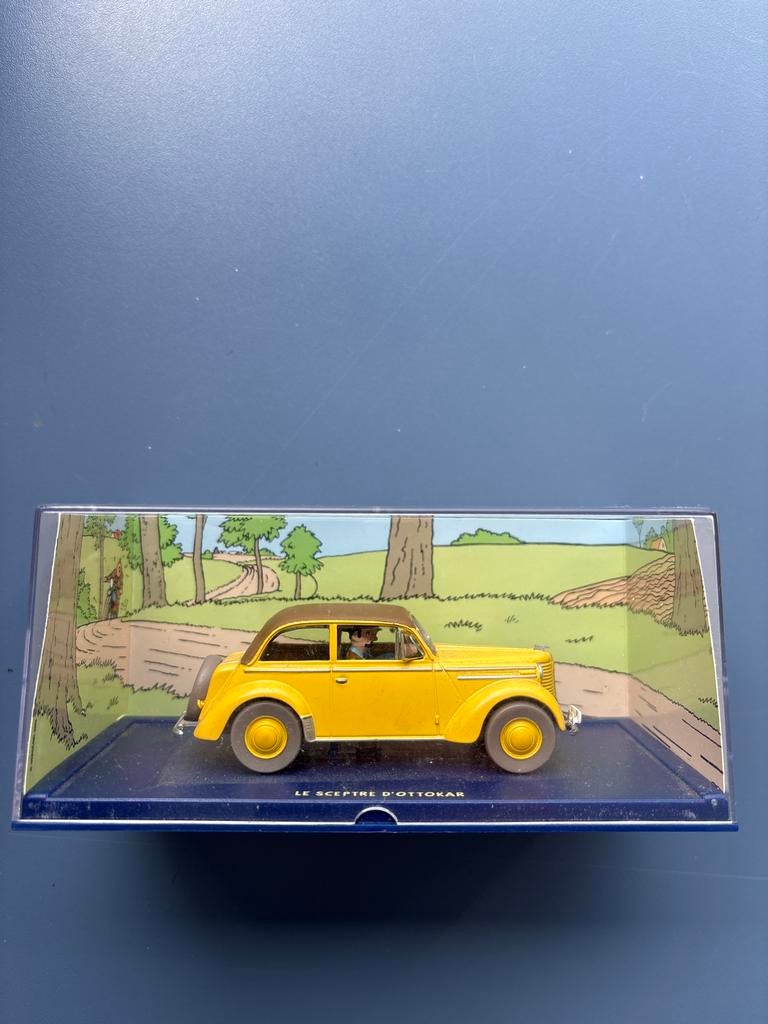 Kuifje Auto: Het Scepter van Ottokar - Gele Opel Kadett, Ophalen of Verzenden, Zo goed als nieuw, Auto, Overige merken