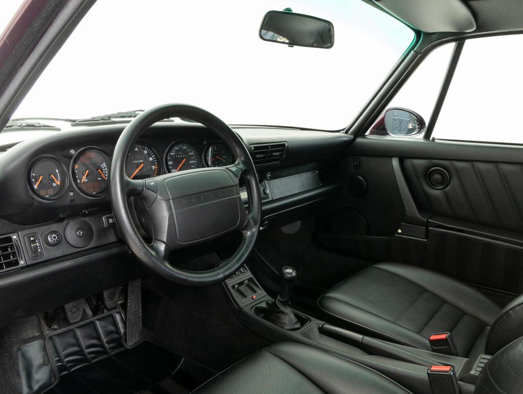 Porsche 911 964 Carrera 4 Coupé, Auto's, Porsche, Porsche Occasion Garantie, Stof, Zwart, Overige kleuren