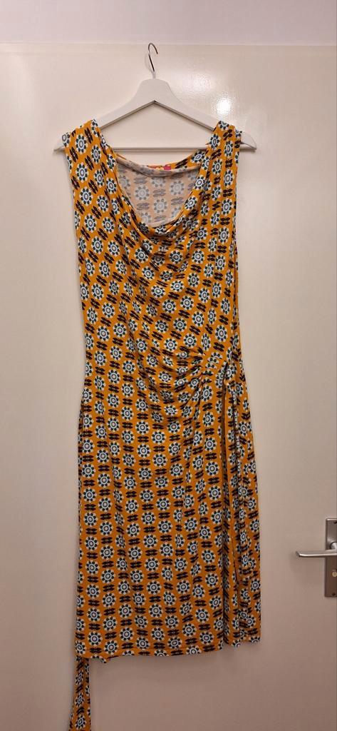 Tantilly jurk Maat XL, Kleding | Dames, Jurken, Zo goed als nieuw, Maat 46/48 (XL) of groter, Geel, Knielengte, Ophalen of Verzenden