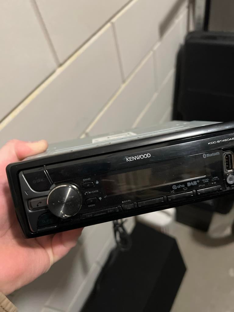 Kenwood KDC-BT48DAB Autoradio met Bluetooth en DAB+, Auto diversen, Autoradio's, Ophalen of Verzenden, Gebruikt