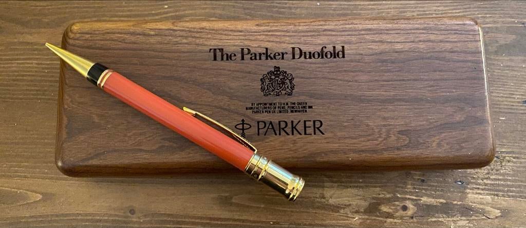 Parker duofold  gold  vintage potlood., Ophalen, Zo goed als nieuw
