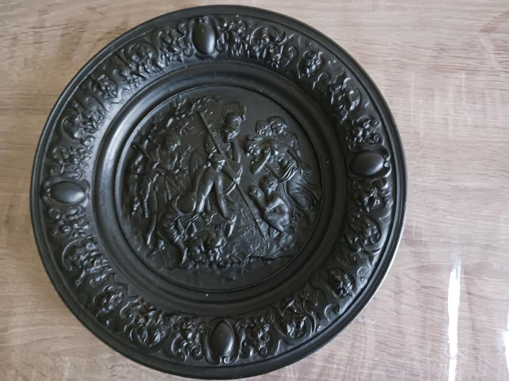 Gietijzeren wandbord Haas+Sohn, Ophalen of Verzenden