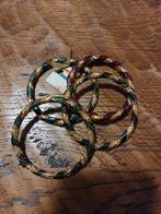 4 Nieuwe Armbanden - Groen, Paars & Goudkleurig, Ophalen of Verzenden, Nieuw, Groen, Overige materialen