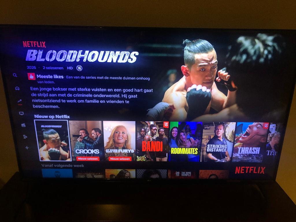 Lg 65inch (165 cm) 4k HDR(wifi, Netflix, YouTube), Ophalen, LED, 50 Hz, Zo goed als nieuw