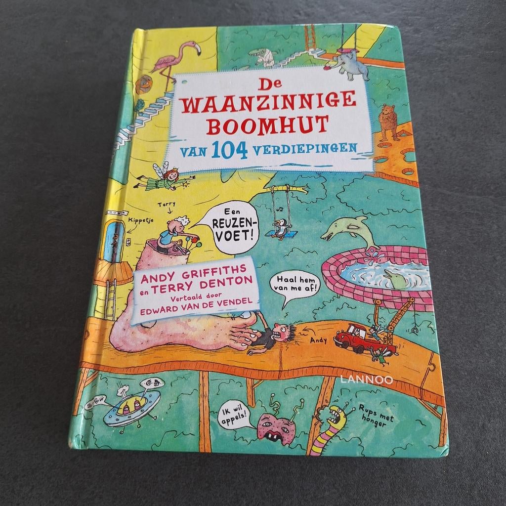 Terry Denton - De waanzinnige boomhut van 104 verdiepingen, Terry Denton; Andy Griffiths, Fictie algemeen, Ophalen of Verzenden