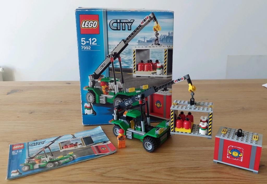 Lego City 7992 Container stapelkraan, Kinderen en Baby's, Speelgoed | Duplo en Lego, Lego, Ophalen of Verzenden, Compleet, Complete set