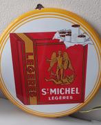 St. Michel Légeres Emaille Reclamebord, Ophalen of Verzenden, Gebruikt, Reclamebord