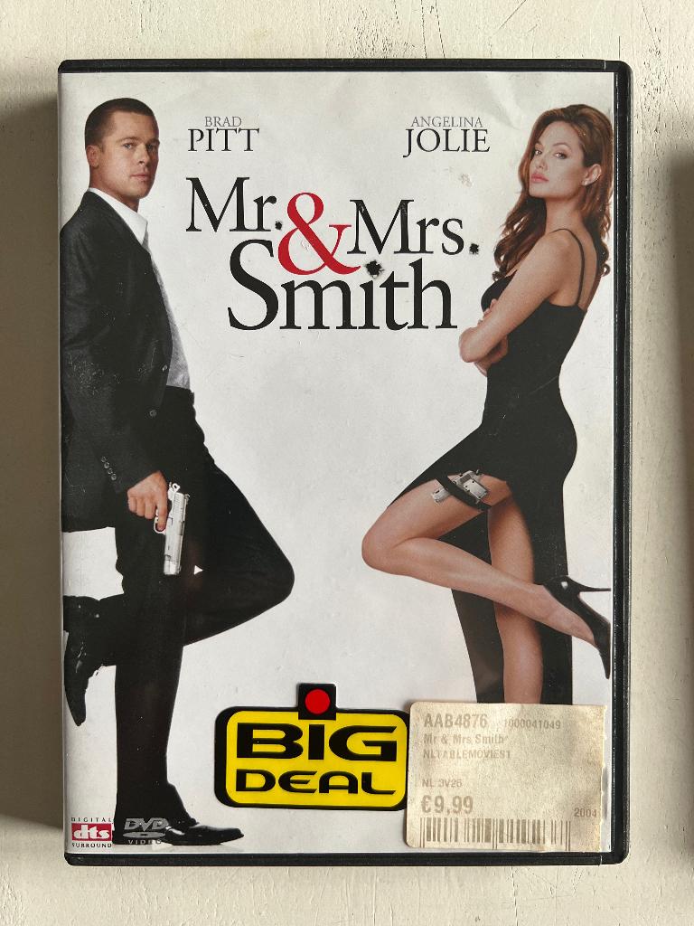 Mr. & Mrs. Smith, Cd's en Dvd's, Dvd's | Actie, Gebruikt, Vanaf 12 jaar, Ophalen of Verzenden