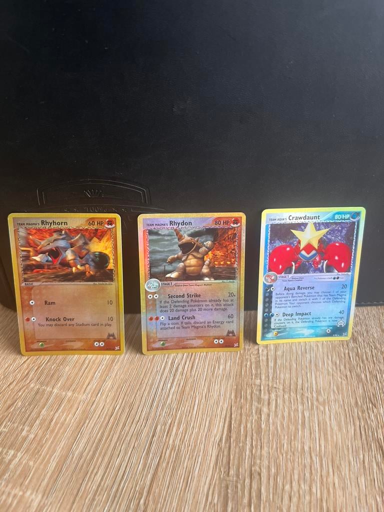 Team aqua & team Magma reverse pokemon, Ophalen, Zo goed als nieuw