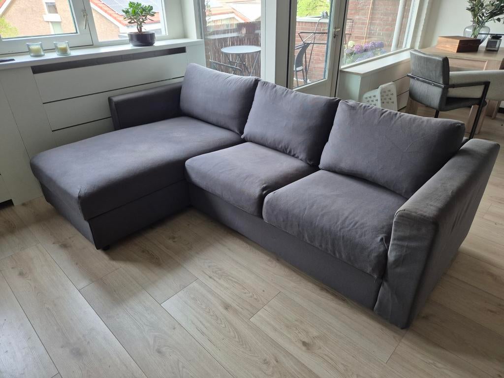 IKEA VIMLE 3-zits bank met chaise longue en opbergruimte, Ophalen, Modern, Comfortabel, 250 tot 300 cm, 100 tot 125 cm