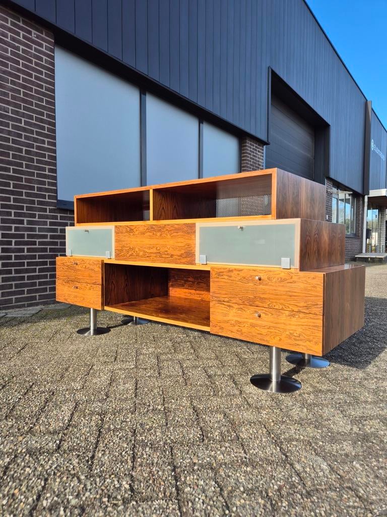 Vintage retro Lp platen kast / dressoir, Verzamelen, Retro, Ophalen of Verzenden