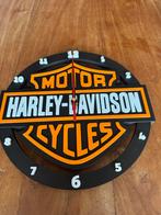 Unieke 3D Geprinte Harley Davidson Wandklok, Ophalen of Verzenden, Nieuw, Analoog, Wandklok