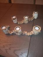 Berkenstam waxinelichtje houder, Ophalen of Verzenden, Overige materialen, Minder dan 25 cm