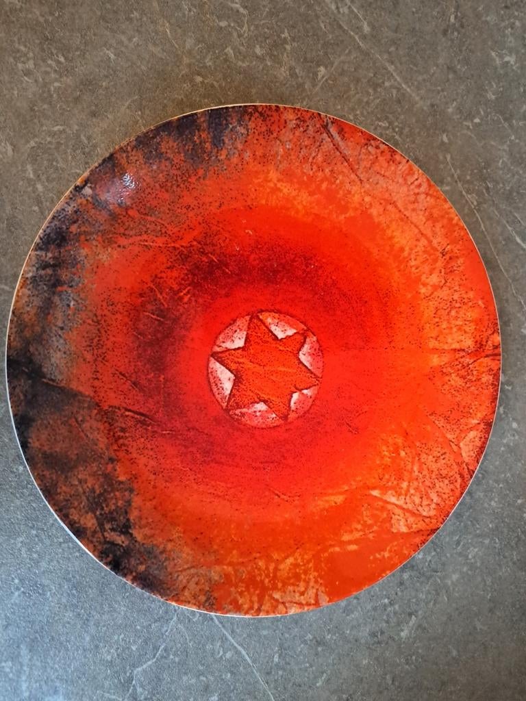 Kunst op Tafel Sierbord 'Wheel of Fortune' Pulak Biswas, Ophalen of Verzenden