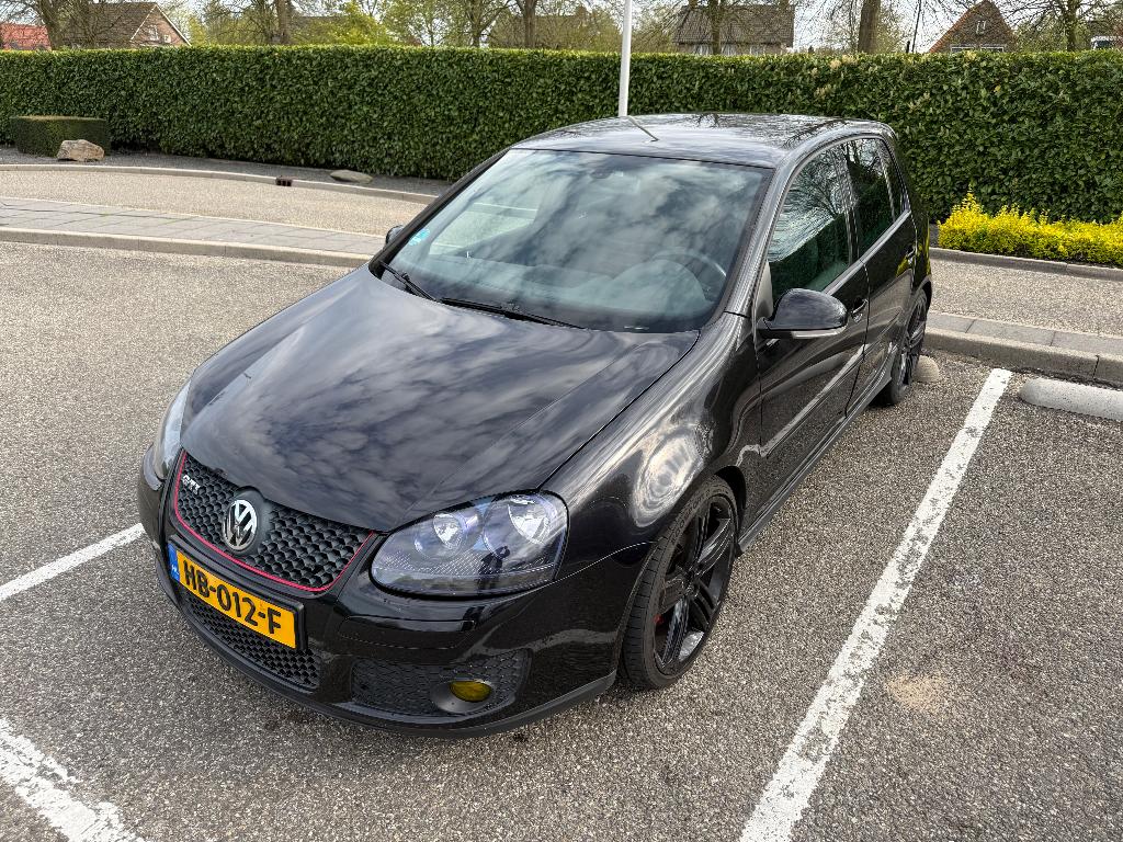 Volkswagen Golf 5 GTI 2005 Zwart, Auto's, Volkswagen, 4 cilinders, Zwart, Handgeschakeld, Electronic Stability Program (ESP)