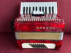 Kleine duitse Hohner Studiosa accordeon . 40 bas ., Met koffer, Hohner, 48-bas, Gebruikt