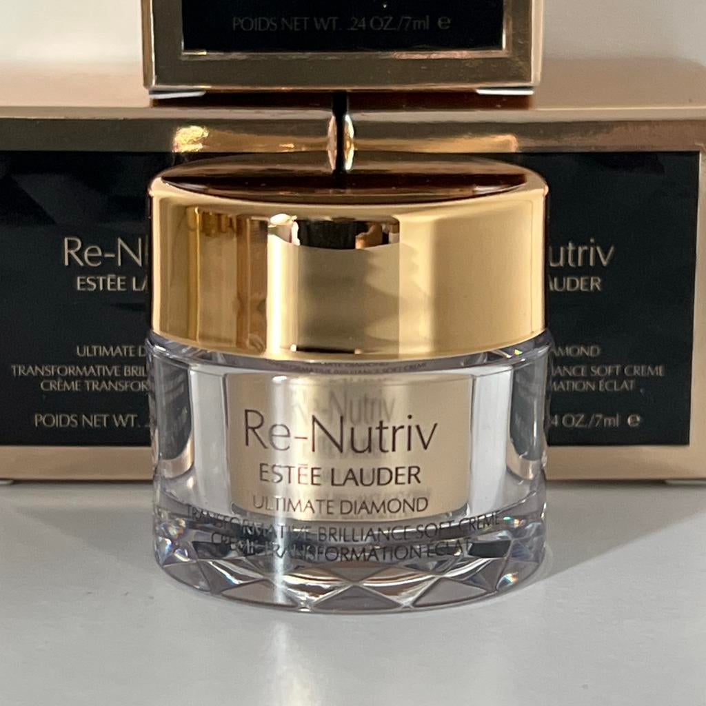 Estee Lauder Re-Nutriv Ultimate Diamond Soft Creme 7ml, Ophalen of Verzenden, Nieuw, Gehele gezicht, Verzorging