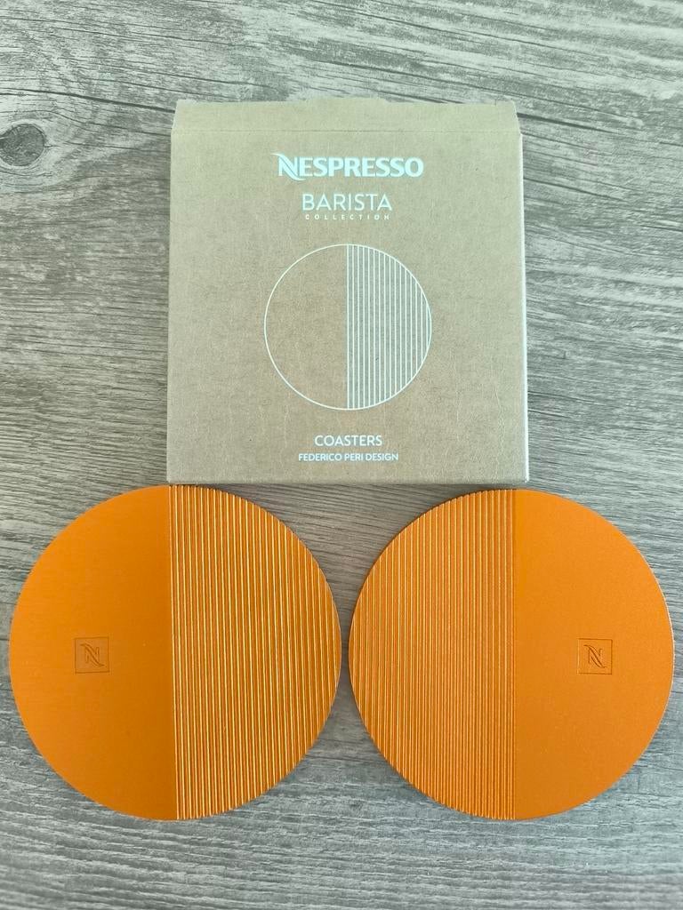 Nespresso Barista Collection onderzetters, Ophalen of Verzenden, Nieuw, Glas of Kopje