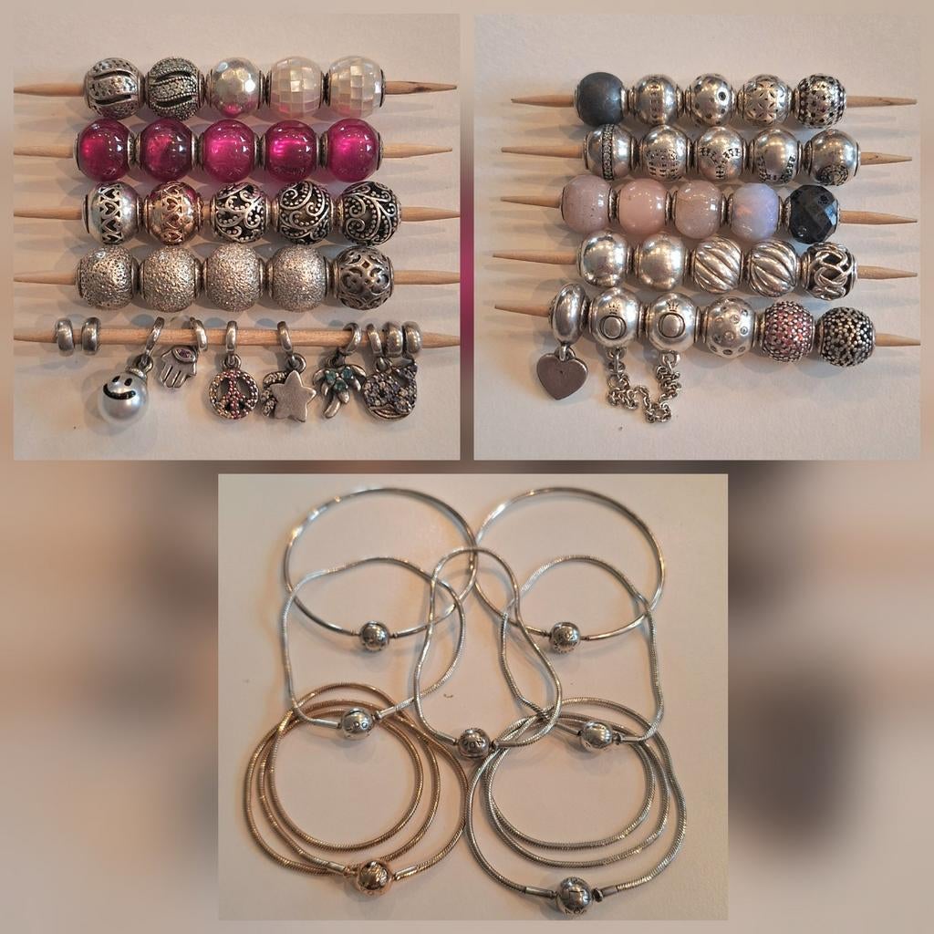 Pandora originele pre-loved Essence/Me bedels & armbanden, Sieraden, Tassen en Uiterlijk, Bedels, Overige merken, Nieuw, Ophalen of Verzenden