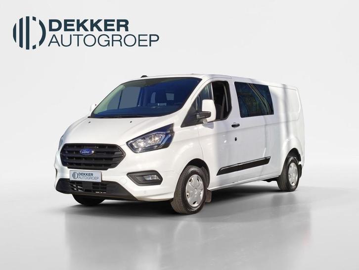 Ford Transit Custom 300 2.0 TDCI L2H1 Trend DC 6-ZITS DUBBEL, Auto's, Bestelauto's, Bedrijf, Te koop, ABS, Adaptive Cruise Control