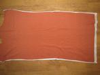 Lap stof oranjebruine tricot met witte stipjes Stenzo NIEUW, Bruin, Nieuw, Ophalen of Verzenden, 30 tot 120 cm