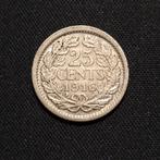 25 cent 1916 (2), Verzenden, Zilver, 25 cent, Koningin Wilhelmina