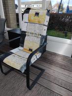 4 tuinstoelen met kussens, Tuin en Terras, Ophalen, Gebruikt, Metaal