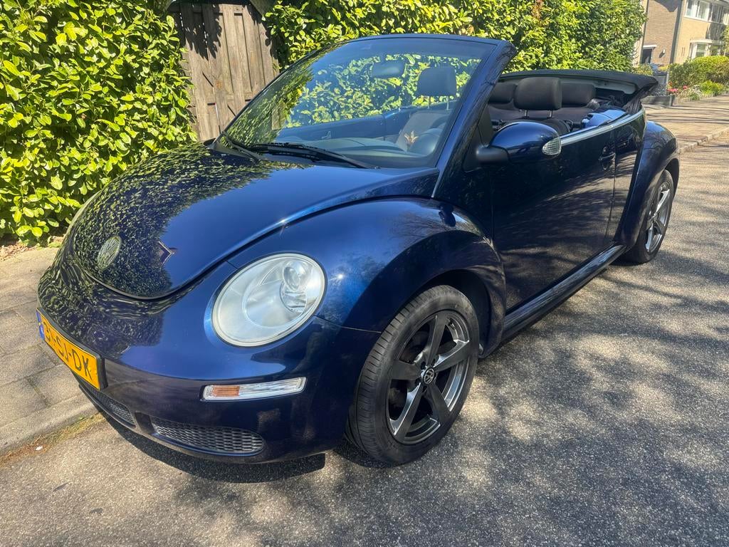 Volkswagen Beetle (Kever) 2.0 Cabriolet 85KW 2006 Blauw, Auto's, Voorwielaandrijving, 1304 kg, Beetle (Kever), 4 cilinders