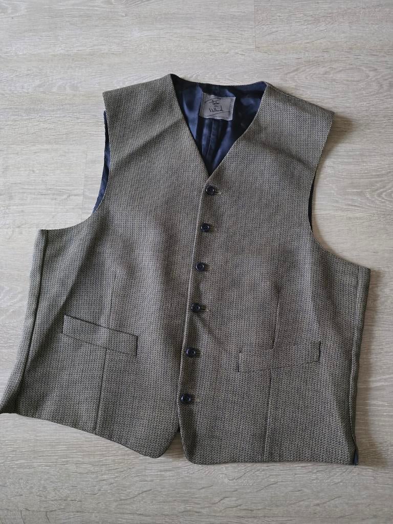 Mooie heren gilet Peter van Holland, maat 52, Nieuw (MM7), Ophalen of Verzenden, Nieuw, Maat 52/54 (L), Blauw