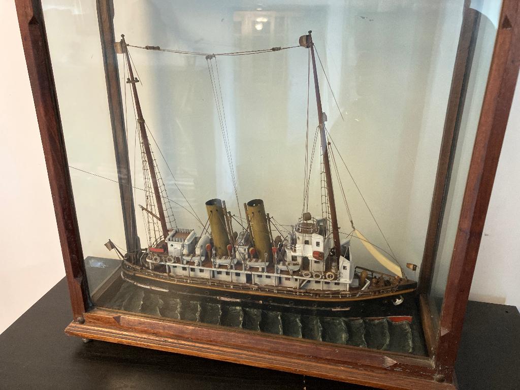 Antiek scheepsmodel, Verzamelen, Scheepvaart, Ophalen, Gebruikt