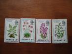 Flora wilde bloemen Jersey 1972, mi. 61-64 postfris, Ophalen of Verzenden, Postfris, Dier of Natuur