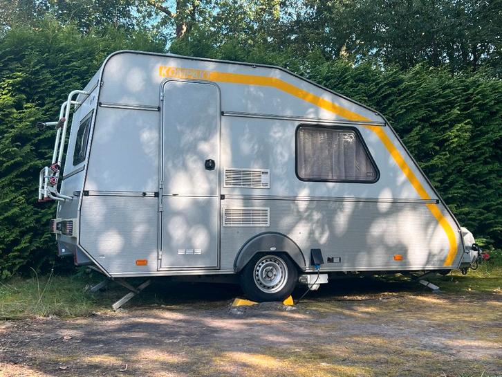 Kip Kompakt 37 EK (1996) | Lichtgewicht | Mover | Voortent, Caravans en Kamperen, Caravans, Particulier, tot en met 2, 500 - 750 kg