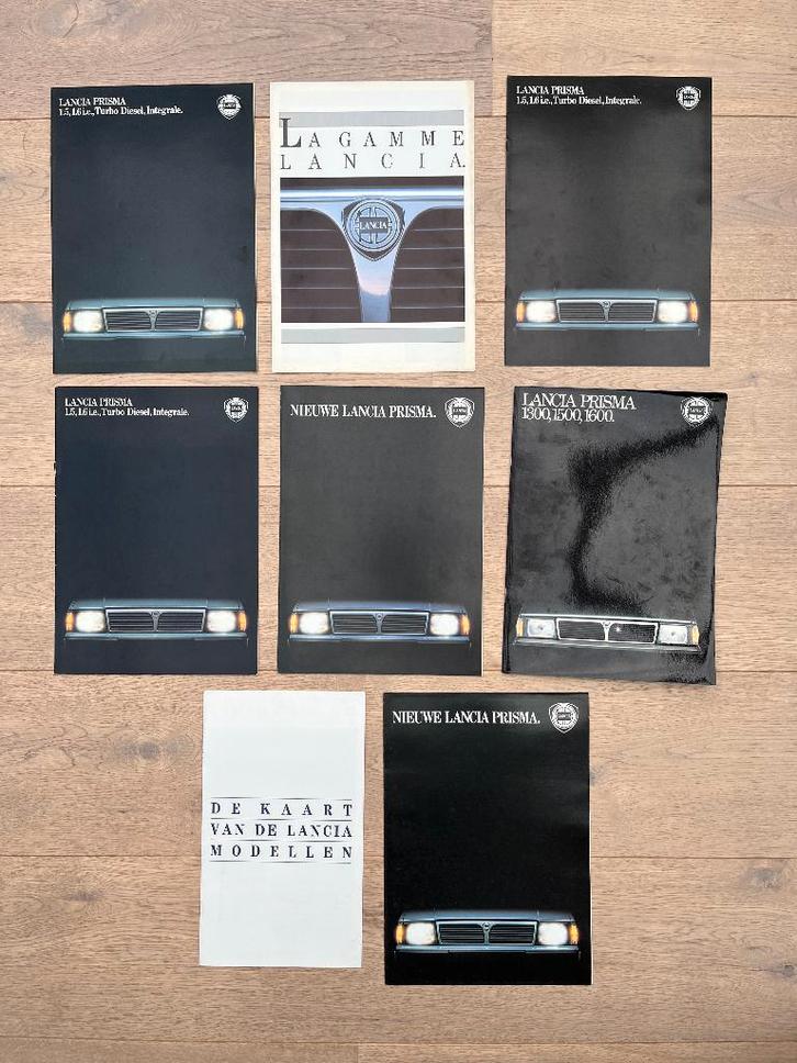 LANCIA PRISMA FOLDERS, Boeken, Auto's | Folders en Tijdschriften, Gelezen, Overige merken, Ophalen of Verzenden