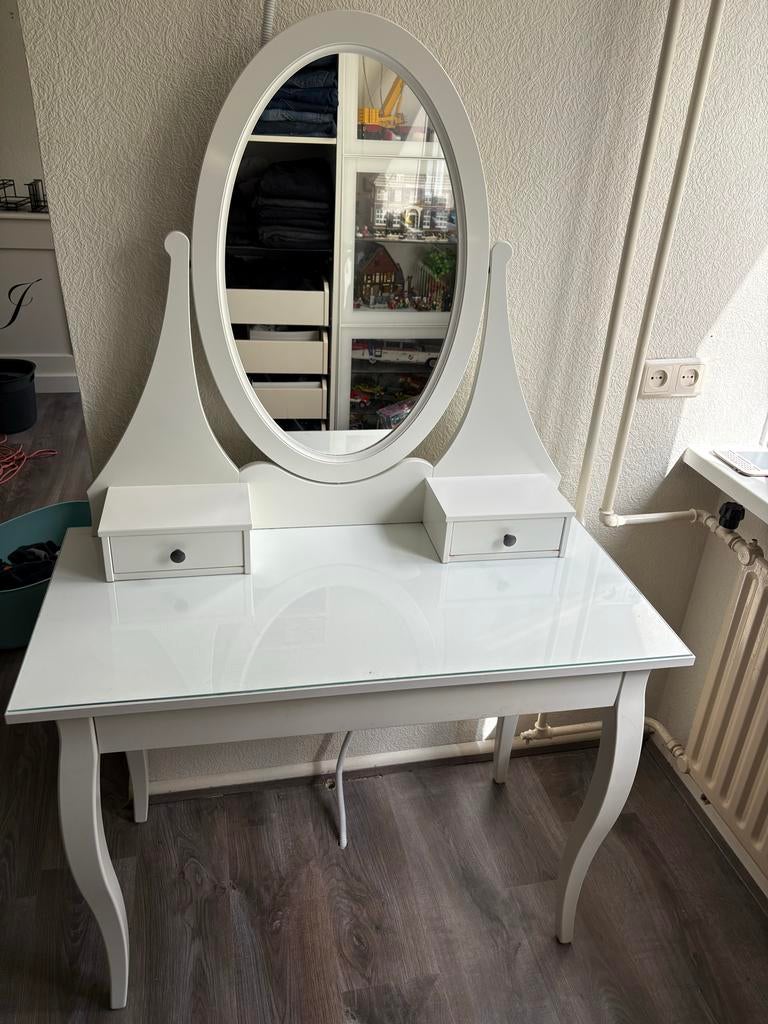 Witte IKEA kaptafel gratis, Ophalen, Gebruikt, 50 tot 100 cm, Minder dan 100 cm