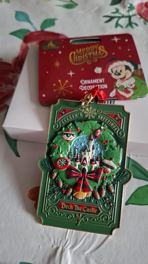 Disney metalen kersthanger ornament, Ophalen of Verzenden, Overige figuren, Zo goed als nieuw, Beeldje of Figuurtje