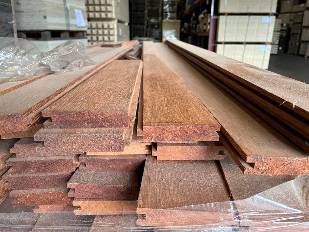 Hardhouten vloerplanken, Ophalen of Verzenden, Zo goed als nieuw, 10 m² of meer, 10 tot 30 cm