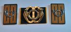 Compleet setje garde jagers, Verzamelen, Ophalen of Verzenden, Landmacht, Nederland, Embleem of Badge