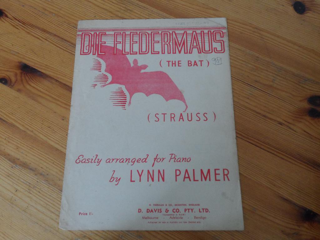 Die fledermaus - johann strauss / lynn palmer, Gebruikt, Ophalen of Verzenden, Artiest of Componist, Piano