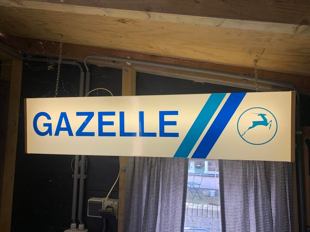 Gazelle lichtbak, Verzamelen, Ophalen, Zo goed als nieuw, Lichtbak of (neon) lamp