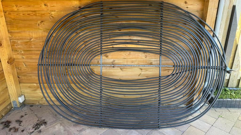Zwembadverwarming - Zonnecollector voor zwembad, Tuin en Terras, Ophalen, Minder dan 30 cm, Rond, Zo goed als nieuw