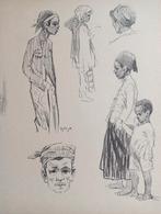 Gabrielse prent Nederlands Indië Indonesië, Verzamelen, Ophalen of Verzenden, Voor 1940, Gebruikt, Overige onderwerpen