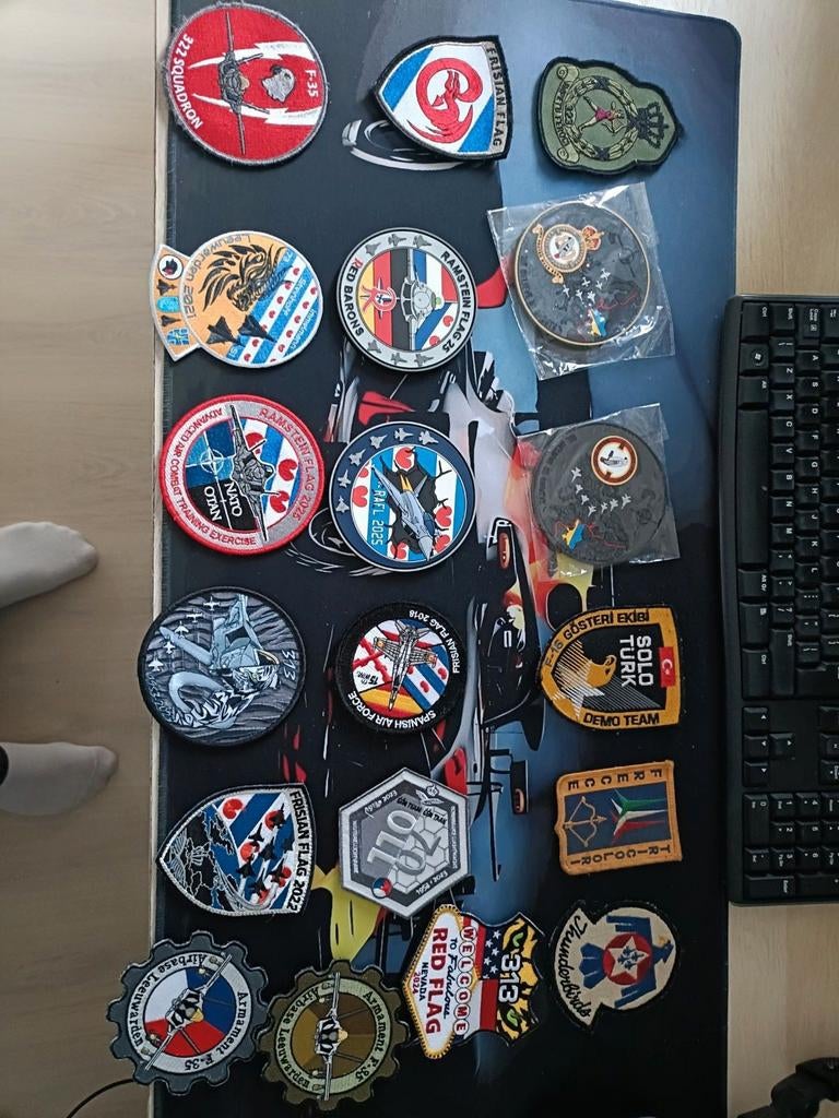 Verzameling militaire patches, Ophalen of Verzenden