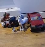 Schleich paarden trailer set, Ophalen of Verzenden